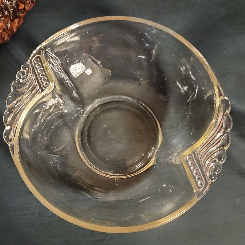2 Art Deco Berry Bowls By Hazel Atlas
